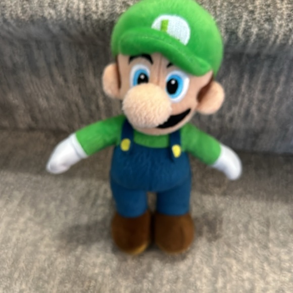 Super Mario Bros Nintendo Luigi Plush Plushie - Picture 2 of 6